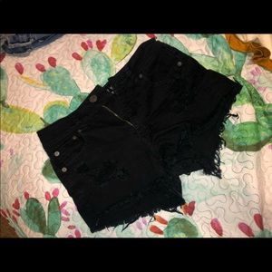 Black American Eagle Shorts